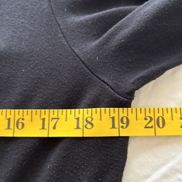 Karen Kane Long Sleeve Black Little Black Dress with rouching Sz XL - Picture 7 of 12